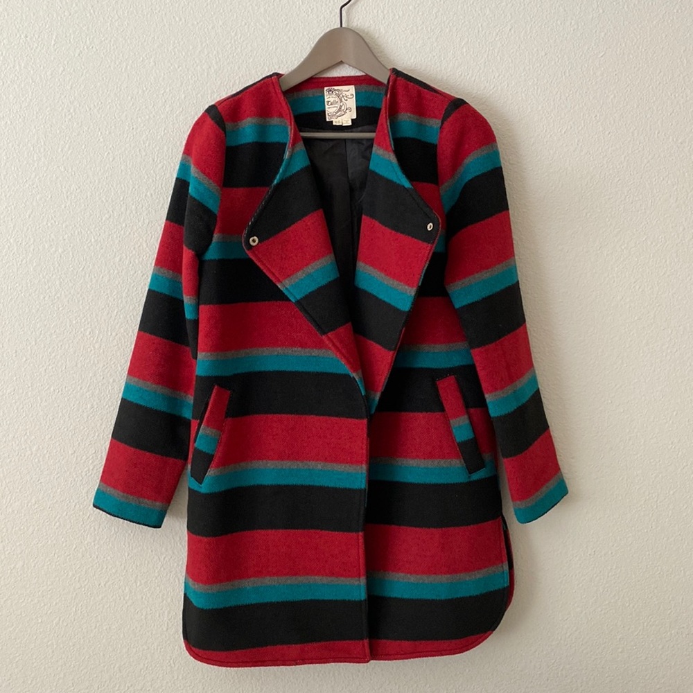 Julle coat colorful brand new without tags